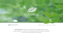Desktop Screenshot of equinoxenvironmental.com